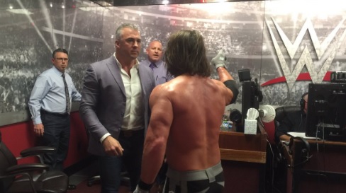 AJ Styles Confronts Shane McMahon