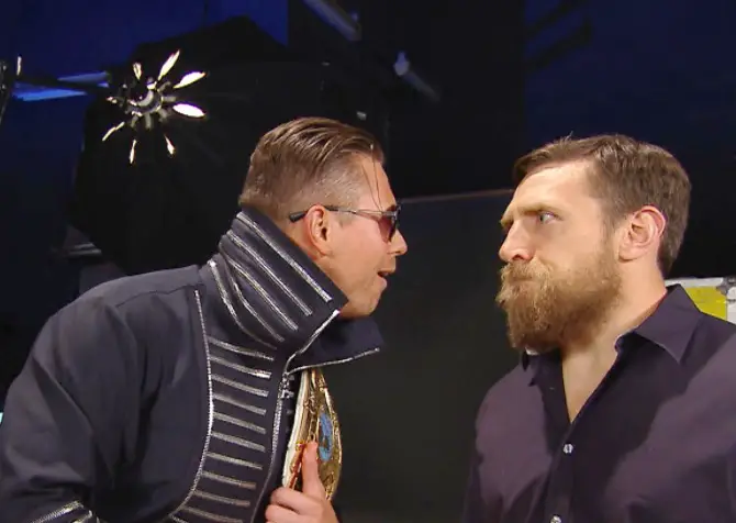 the miz vs daniel bryan