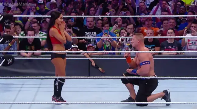 John Cena proposesl nikki bella