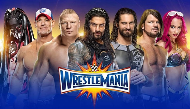 WWE Wrestlemania 33 Results